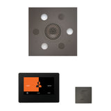 ThermaSol ThermaTouch 7" Steam Control, Serenity Square Rainhead, and SteamVection Shower Package
