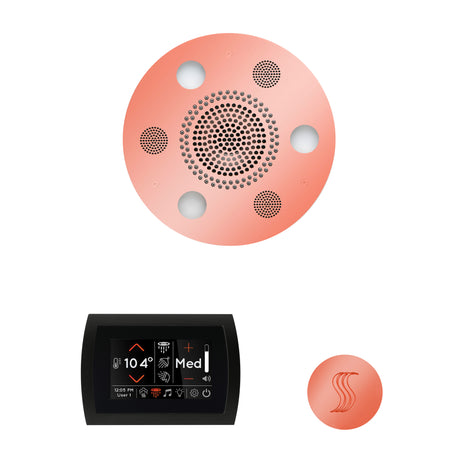 ThermaSol SignaTouch 5" Flushmount Control, Round Serenity Rainhead, and SteamVection Shower Package