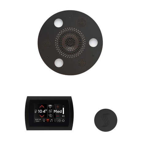 ThermaSol SignaTouch 5" Flushmount Control, Round Serenity Rainhead, and SteamVection Shower Package