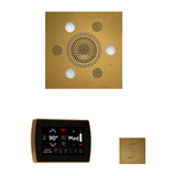 ThermaSol SignaTouch 5" Recessed Control, Square Serenity Rainhead, and SteamVection Shower Package