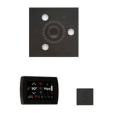 ThermaSol SignaTouch 5" Recessed Control, Square Serenity Rainhead, and SteamVection Shower Package
